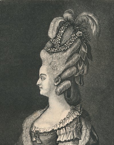Female Head-Gear: Marie Antoinette by Unbekannt