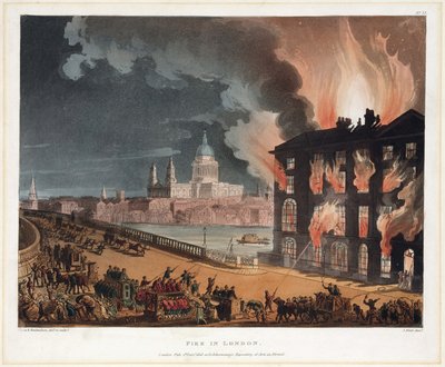 Fire in London by Unbekannt