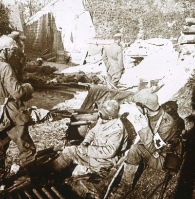 First-aid post, Verdun, northern France by Unbekannt