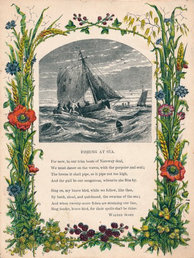 Fishing at Sea by Walter Scott by Unbekannt