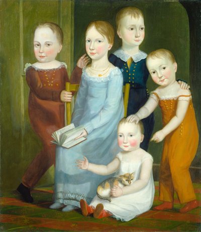 Five Children of the Budd Family by Unbekannt