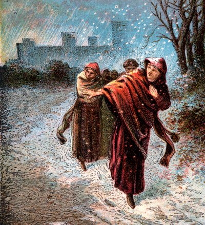 Flight of the Empress Maude, 12th Century by Unbekannt