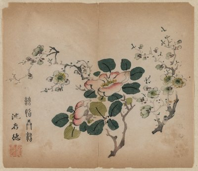 Flowering Prunus, 1368-1644 by Unbekannt