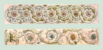Foliage border designs, France, 1928 by Unbekannt