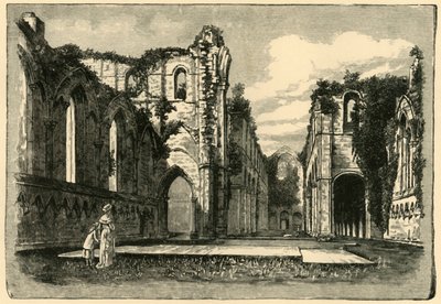 Fountains Abbey, 1898 by Unbekannt