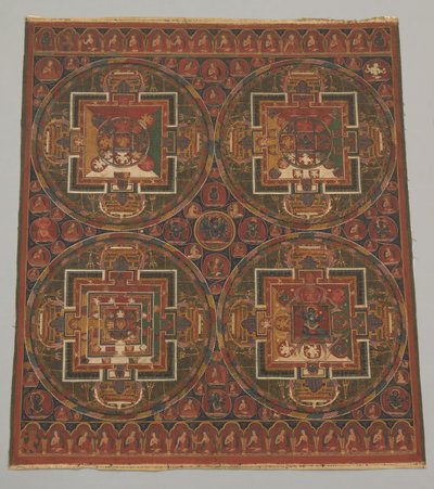 Four Mandalas of the Guhyasamaja Cycle by Unbekannt