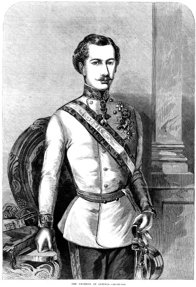 Franz Joseph I, Emperor of Austria, 1859 by Unbekannt