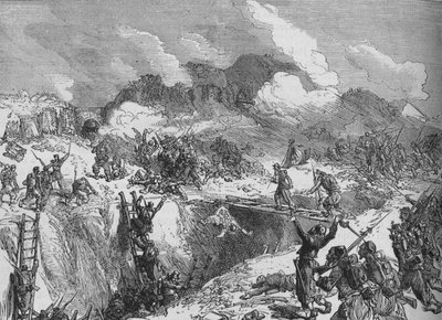 French Attack on the Malakhoff, c1880 by Unbekannt