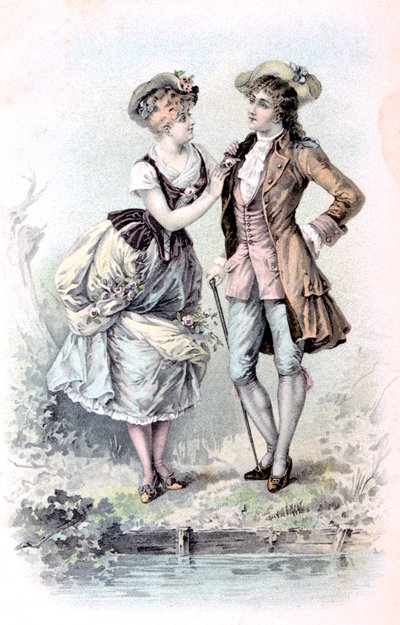 French Postcard, c1900 by Unbekannt