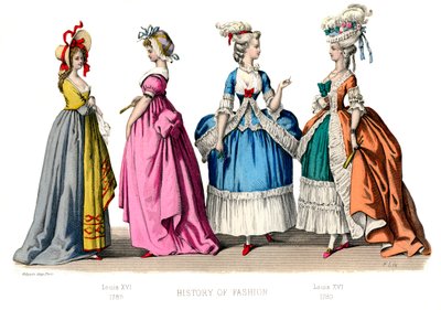 French costume: Louis XVI, 1882 by Unbekannt