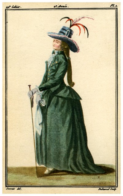 French Fashions from the 18th Century, 1786-1789 by Unbekannt