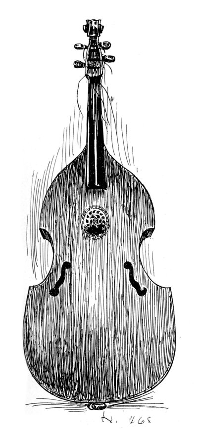 French Viola da Gamba by Unbekannt
