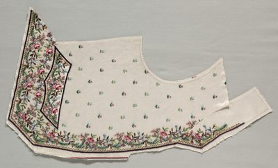 Front Half of a Vest, late 1700s by Unbekannt
