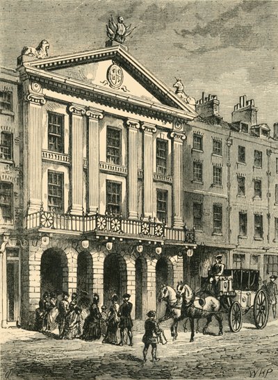 Front of Old Drury Lane Theatre by Unbekannt