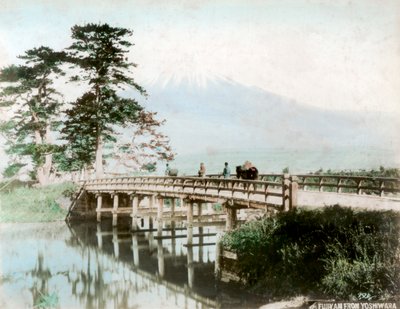 Fujiyama from Yoshiwara, Japan by Unbekannt