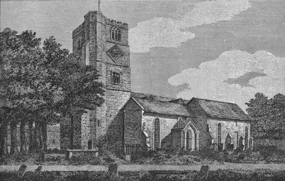 Fulham Church in 1812 1911 by Unbekannt