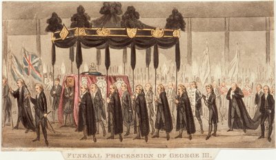 Funeral Procession of George III by Unbekannt