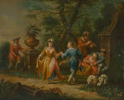 Gallant Scene by Unbekannt