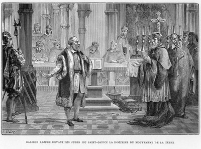 Galileo facing the Inquisition, Rome, 1633 by Unbekannt