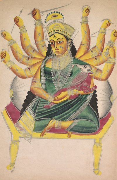 Ganesha-Janani Mother of Ganesh, 1800s by Unbekannt