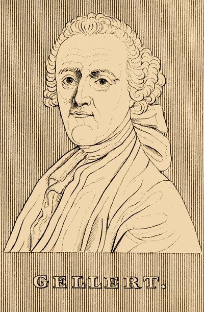 Gellert, 1715-1769 by Unbekannt