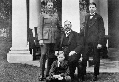 General Louis Botha and His Sons by Unbekannt