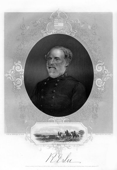 General Robert E Lee, Confederate general, 1862-1867 by Unbekannt