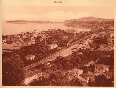 General view and Cap Ferrat, Beaulieu, 1930 by Unbekannt