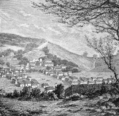 General View of Kang-Hoa, Lower Hang-Kiang, c. 1890 by Unbekannt