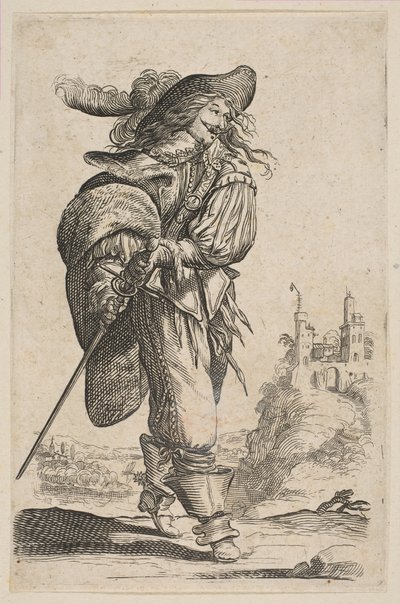 Gentleman Holding a Sword, 1629 by Unbekannt