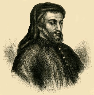 Geoffrey Chaucer, c. 1878 by Unbekannt