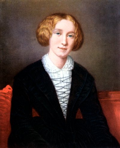George Eliot as a Young Woman by Unbekannt