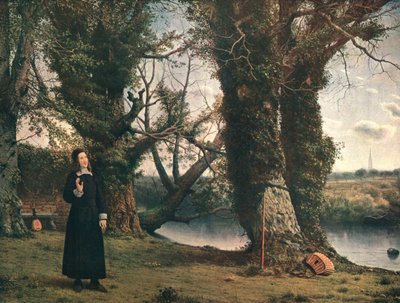 George Herbert at Bemerton, Salisbury by Unbekannt