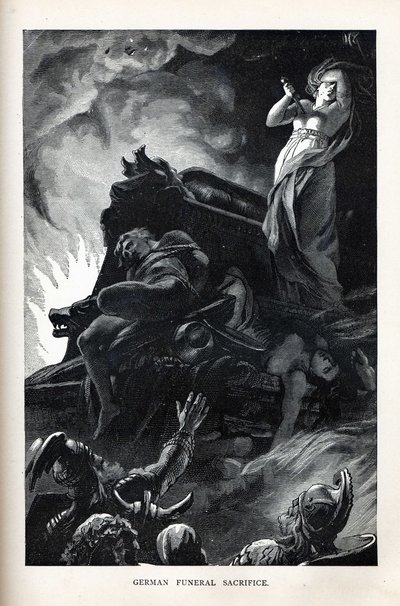 German Funeral Sacrifice by Unbekannt