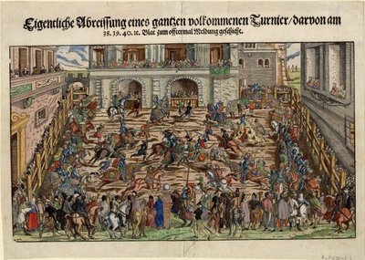 German Knight Tournament by Unbekannt