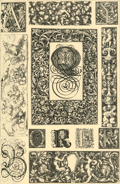 German Renaissance typographic ornaments by Unbekannt