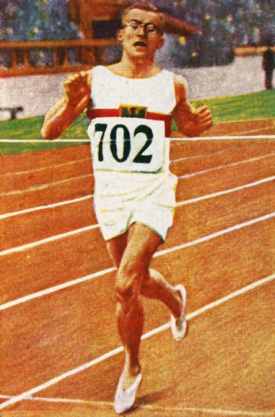 German Sprinter Joachim Büchner, 1928 by Unbekannt