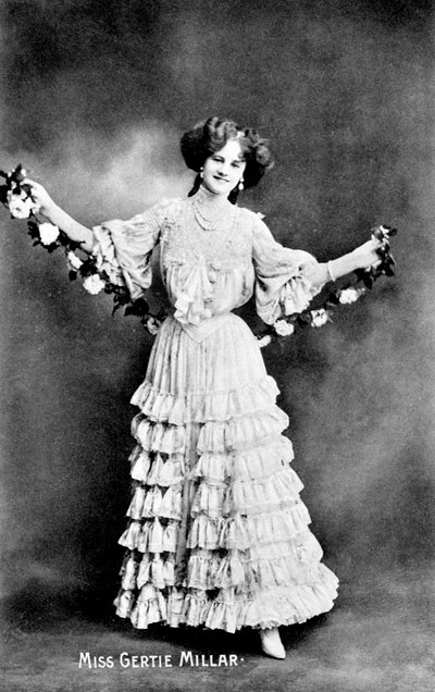 Gertie Millar 1879-1952, English Actress, 1906 by Unbekannt
