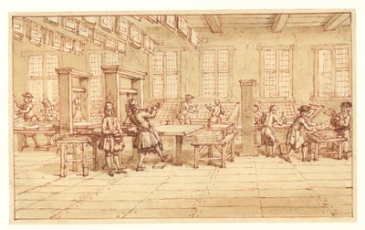 View in a Printing House by Unbekannt