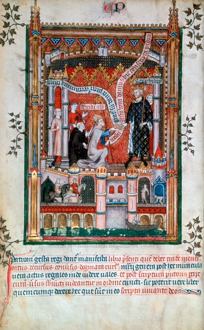 Gilles de Pontoise, Abbot of St Denis by Unbekannt