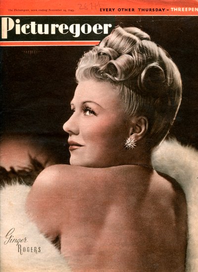 Ginger Rogers 1911-1995, American actress, 1945 by Unbekannt