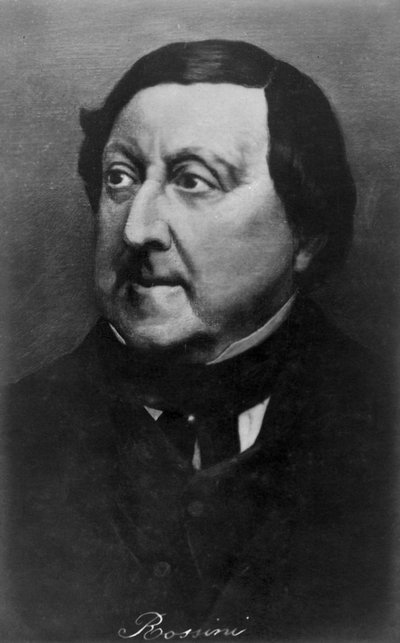 Gioachino Rossini, Italian Composer, 20th Century by Unbekannt