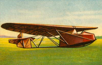 Glider with tubular steel lattice fuselage by Unbekannt