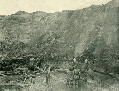 Gold Miners Near Beechworth by Unbekannt