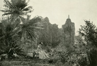 Gothic Ruin in Barrackpore Garden by Unbekannt