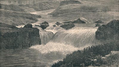 Great Falls of the Yellowstone River by Unbekannt