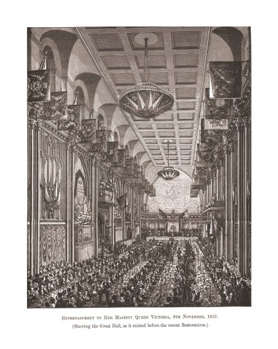 Great Hall, Guildhall, 1837, 1886 by Unbekannt