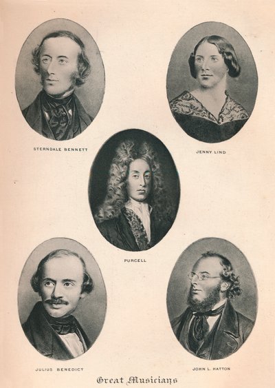 Great Musicians - Plate V. by Unbekannt