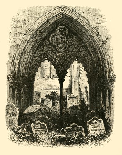 Great Portal, Crowland Abbey, 1890 by Unbekannt