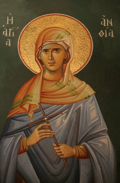 Greek Orthodox Icon, Thessaloniki, Greece by Unbekannt